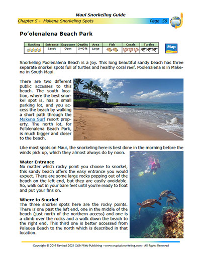Maui Snorkeling Guide eBook Sample Page 2