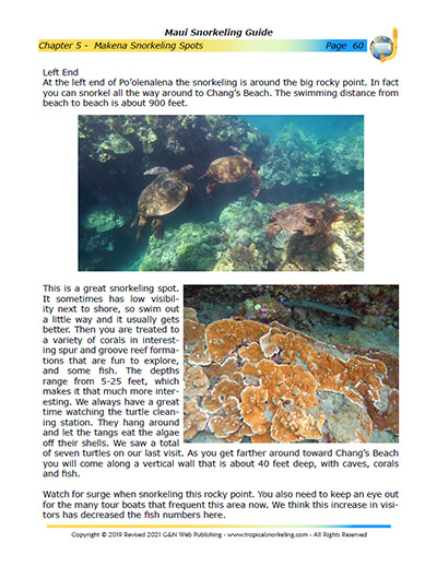 Maui Snorkeling Guide eBook Sample Page 3