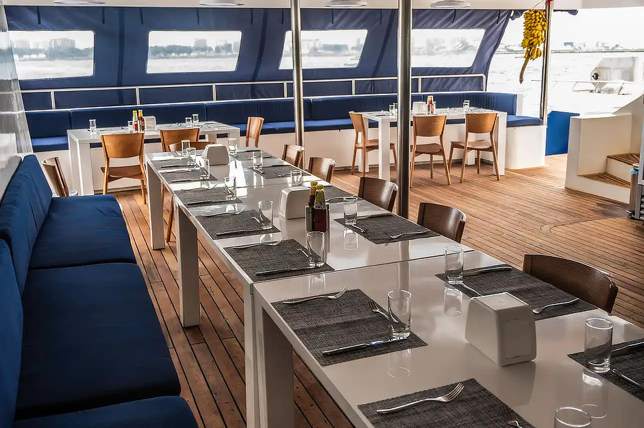 Black Manta outdoor dining area