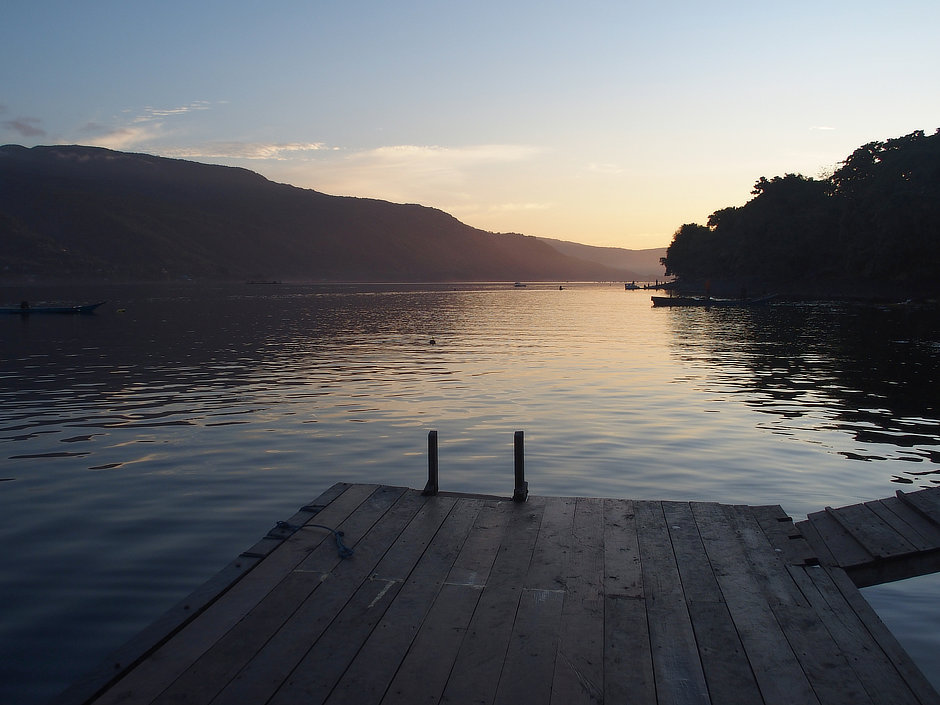 Water entrance from the Alami Alor Resort jetty