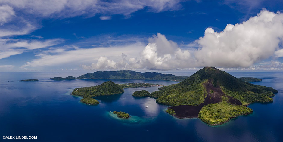Aerial View of the Banda Islands ©Alex Lindbloom