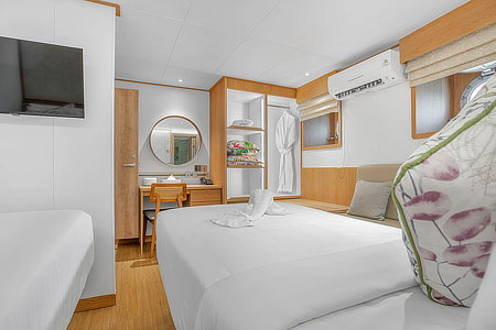 Solitude Gaia Palau Lower Deck Interior Cabin