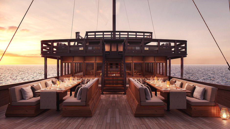 Coralia Dua Main Deck Outdoor Lounge