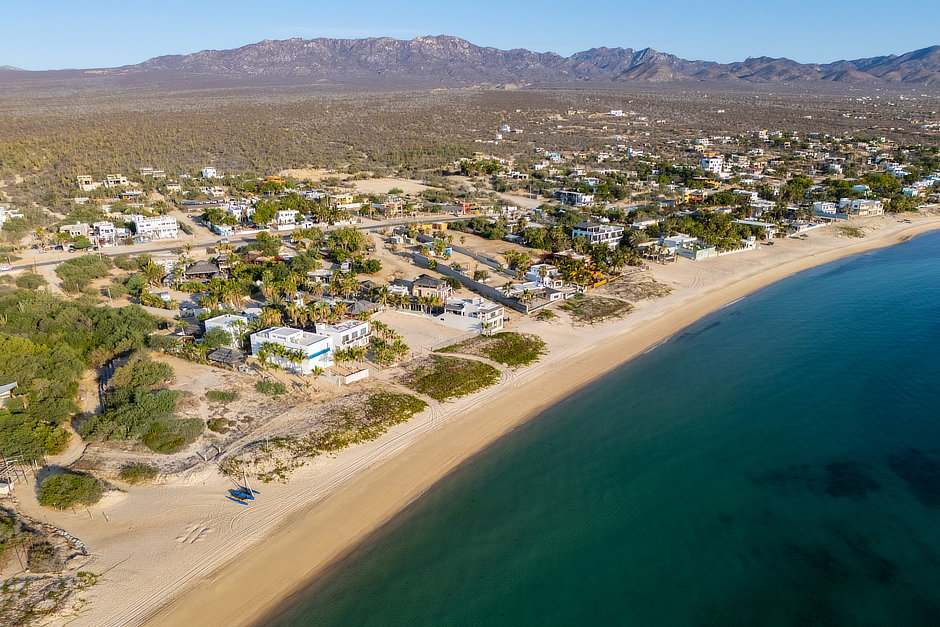 Aerial View of La Ventana Mexico